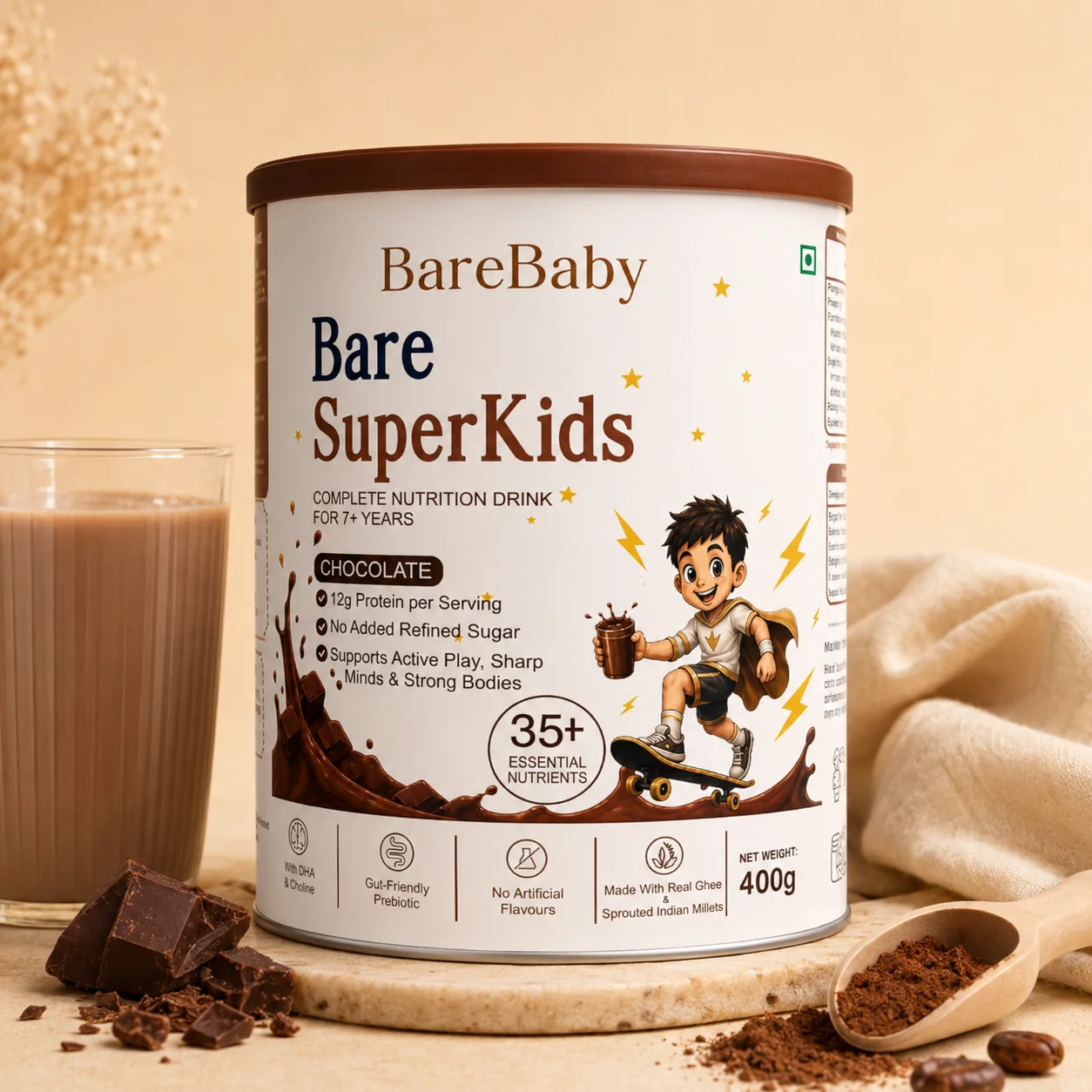 Bare SuperKids Chocolate